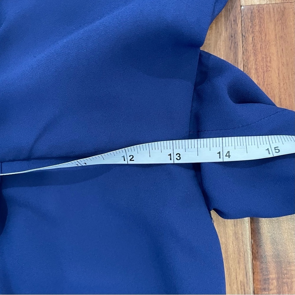 New BCBGMaxazria Norah Blue Sleeveless Evening Dress Gown Size 2 Bridesmaid Prom - Picture 12 of 15